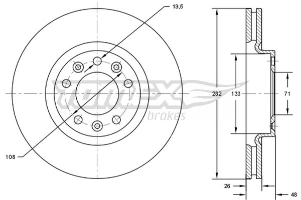 TOMEX Brakes TX 72-24...